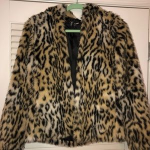 H&M Leopard Print Coat